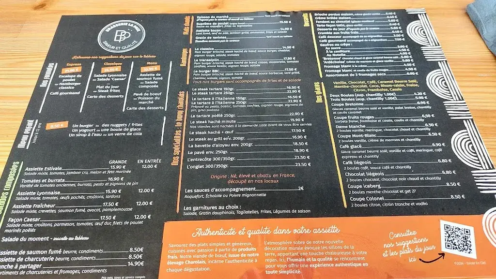 Menu_Brasserie La Paix_L'Isle-d'Abeau_image_1