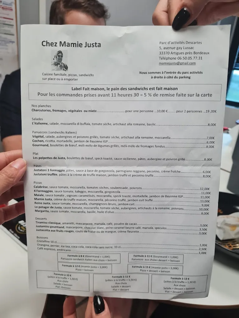 Menu_Chez Mamie Justa_Artigues-près-Bordeaux_image_1