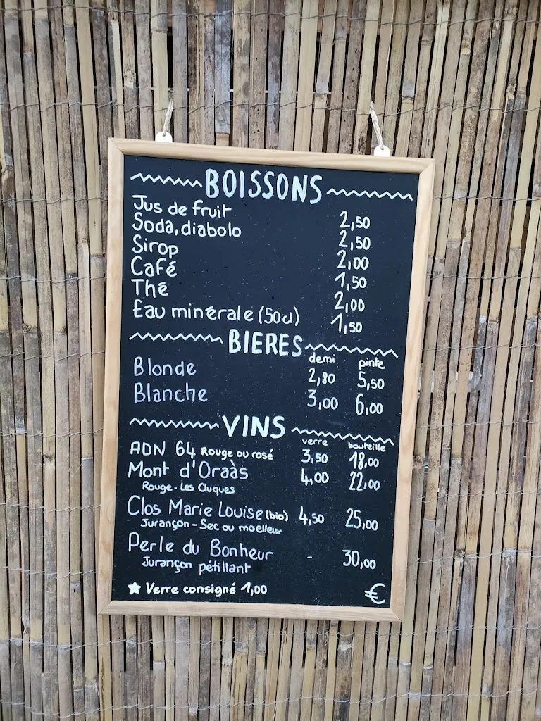 Menu_La Guinguette du Val Éveillé_Arudy_immagine_3