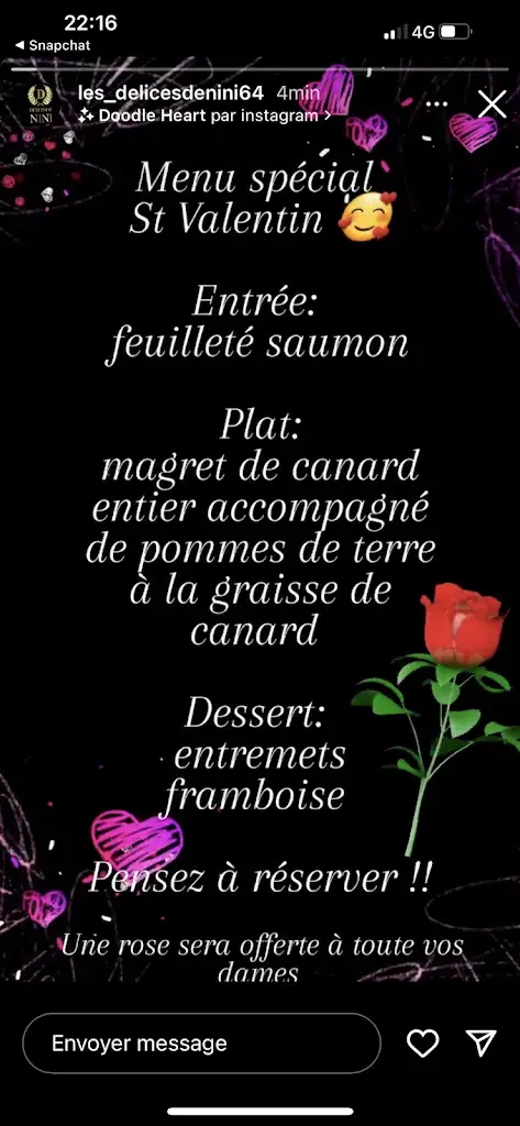 Menu_Les Délices de Nini_Arudy_image_3