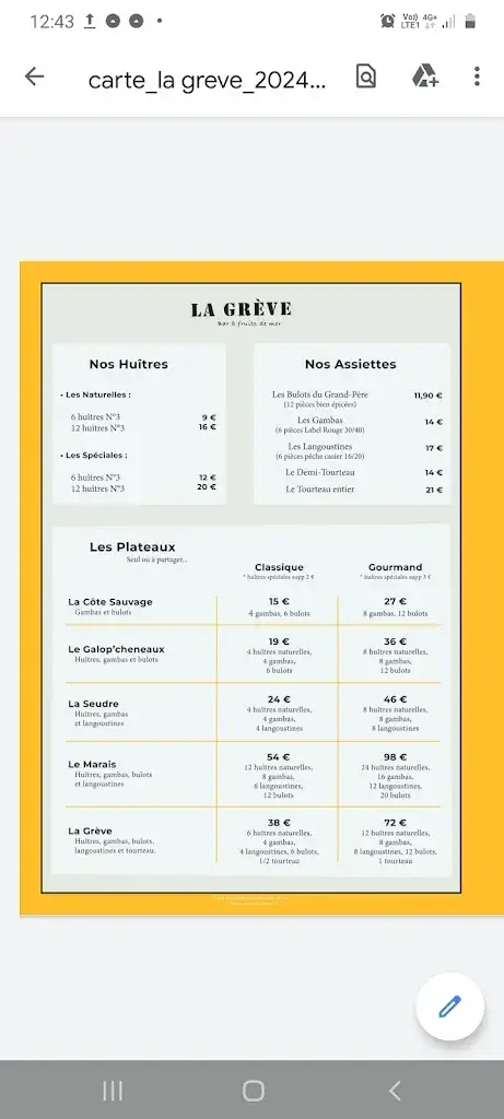 Menu_La Grève_Tremblade_image_1