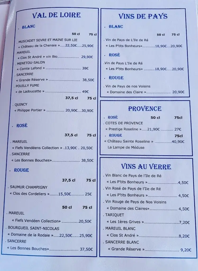 Menu_Chez Gaby_Tremblade_image_1