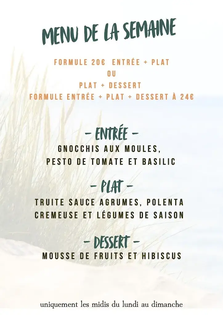 Menü_Au bout de la Grève - Chez Roberte_Tremblade_Bild_4