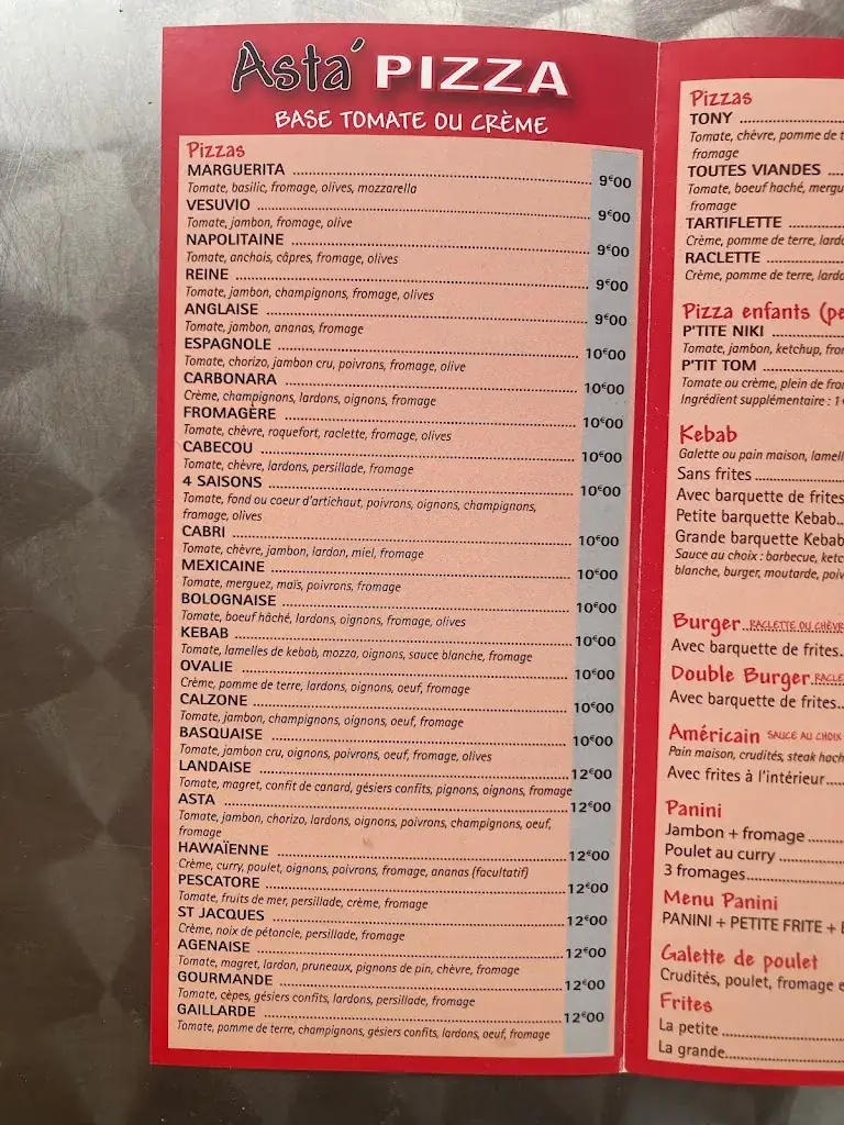 Menu_Asta Pizza Astaffort_Astaffort_image_2