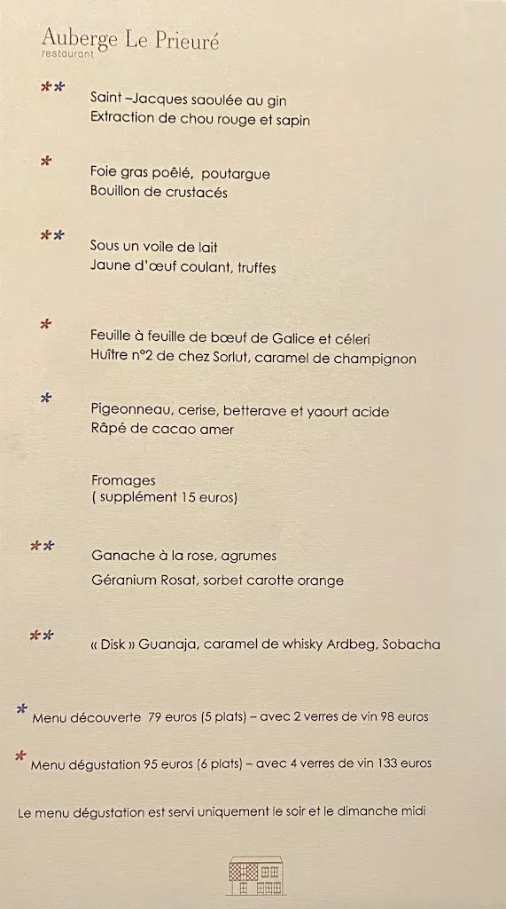 Menu_L'Auberge du Prieuré_Moirax_image_1