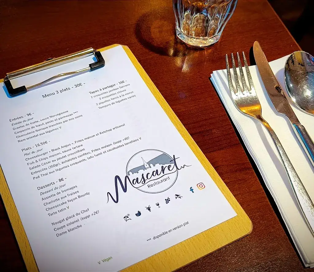 Menu_Restaurant Le Mascaret 🌊 Hôtel Kyriad_Arveyres_image_1