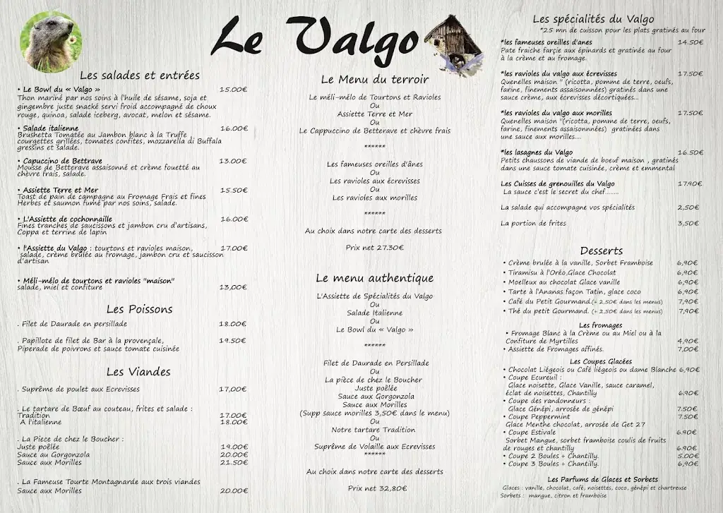 Menu_Restaurant Le Valgo_Buisse_image_1