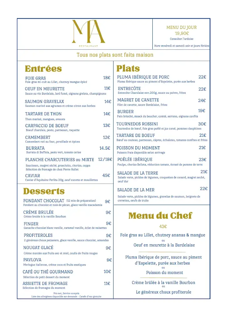 Menu_MA Restaurant_Libourne_image_1