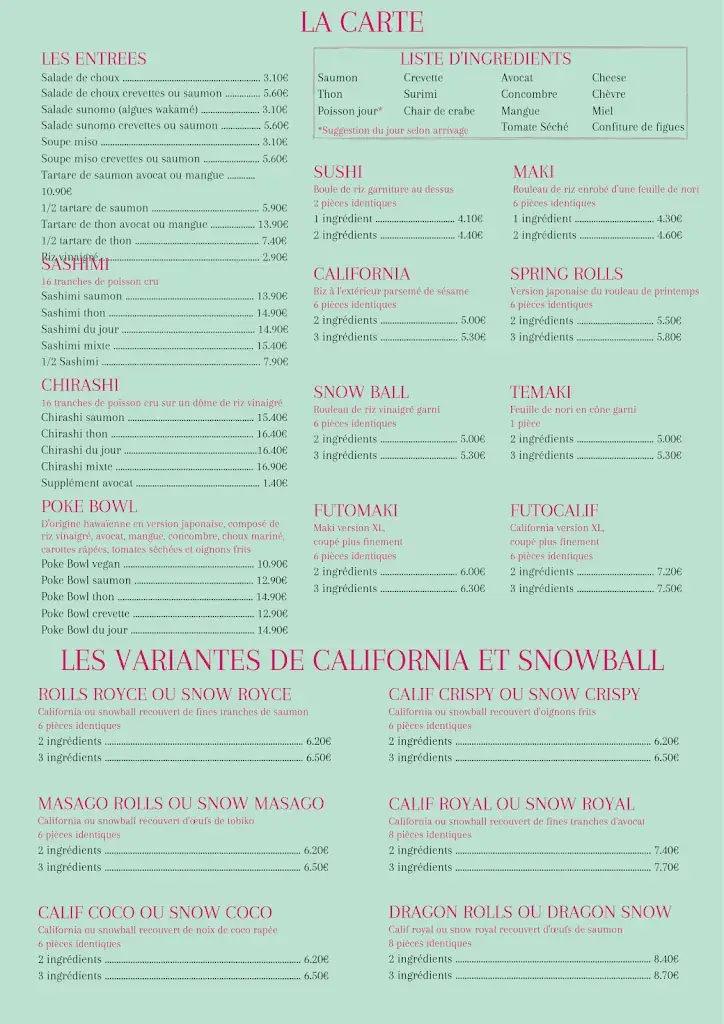 Menu_J'Adooore Les Sushis_Libourne_image_1