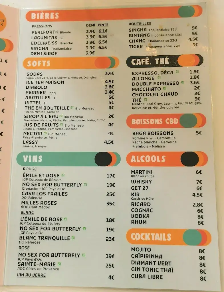 Menu_Santosha Libourne - Cantine Asiatique_Libourne_image_3