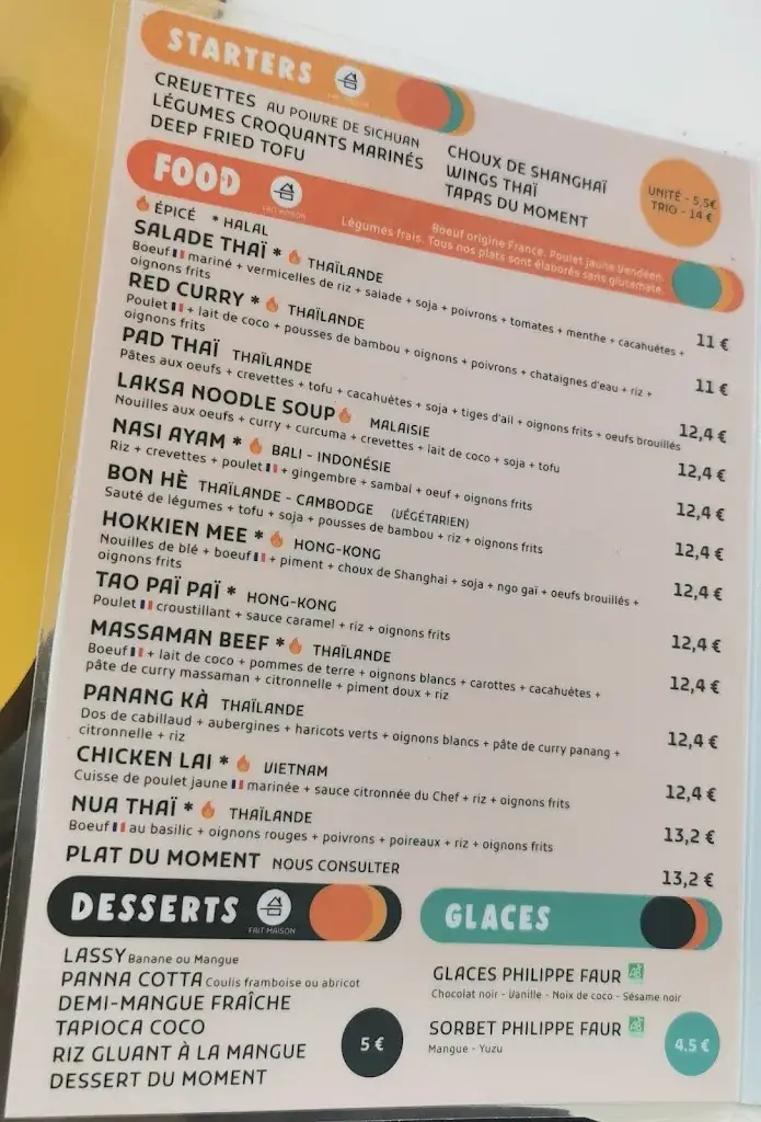 Menu_Santosha Libourne - Cantine Asiatique_Libourne_image_4