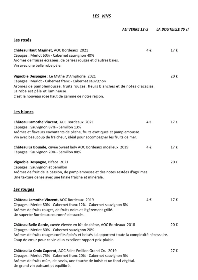 Menü_L'Embarcadère_Libourne_Bild_3