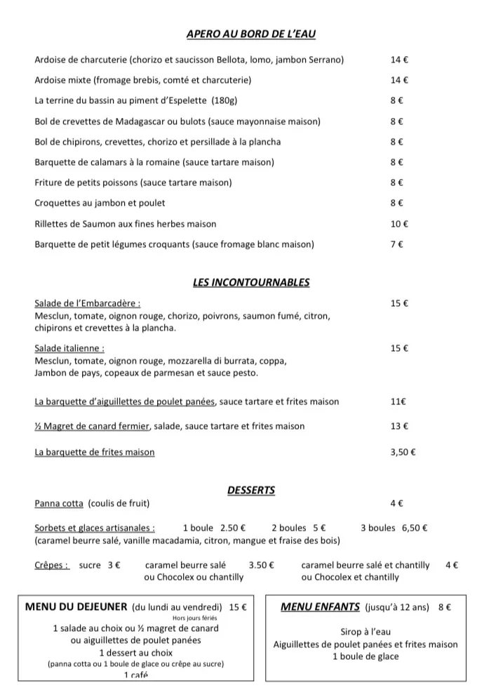 Menü_L'Embarcadère_Libourne_Bild_4