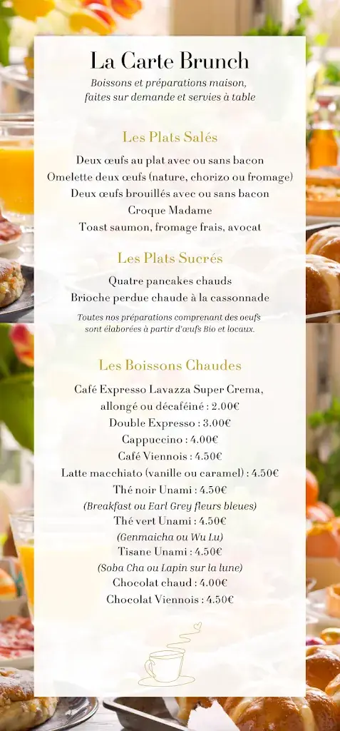 Menu_À Côté Le Brunch_Aubusson_immagine_1