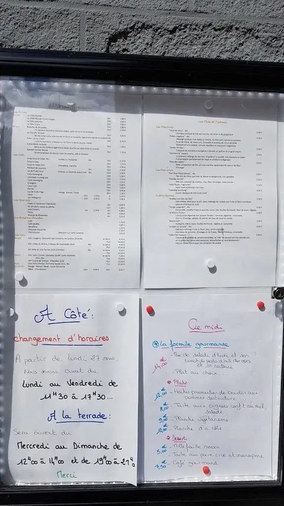 Menu_À Côté Le Brunch_Aubusson_immagine_4