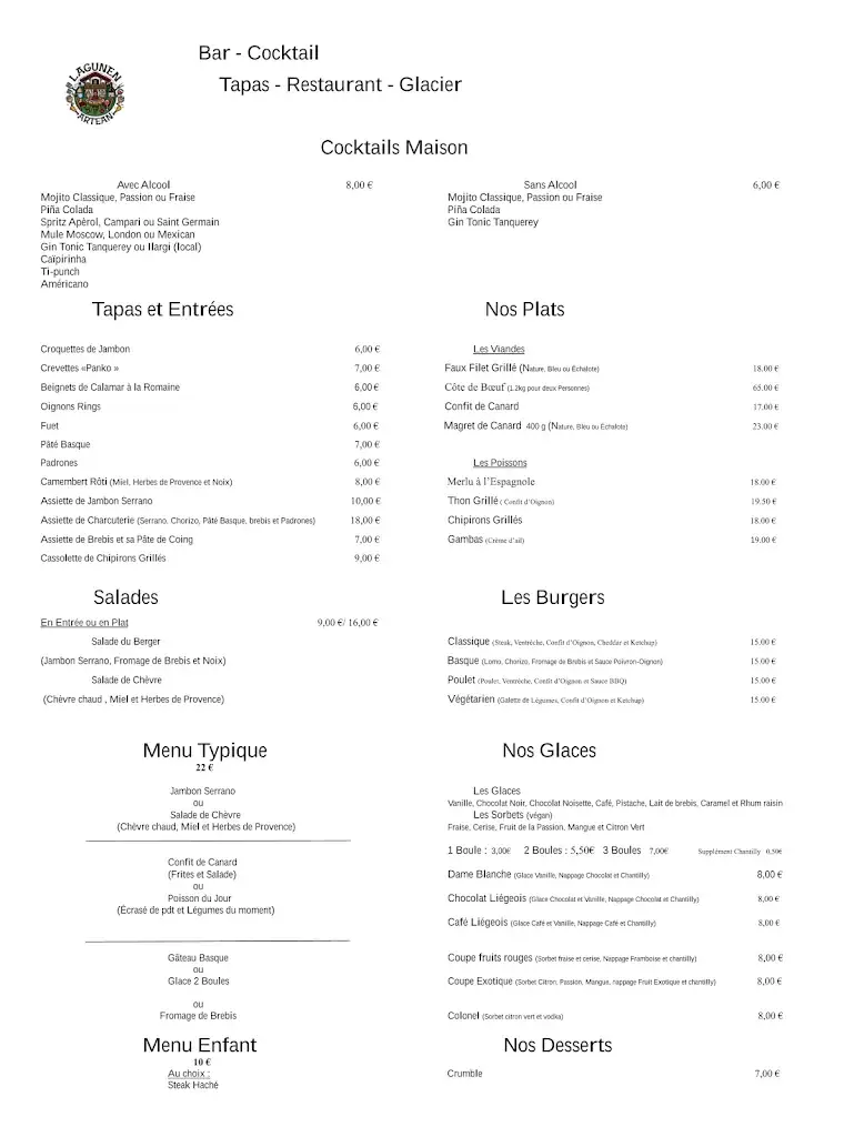 Menu_Lagunen Artean_Ascain_image_1