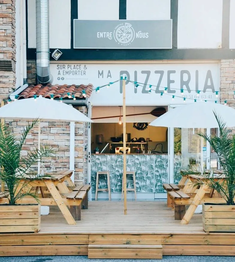 Entre Nous, Comptoir à pizzas restaurant in Ascain