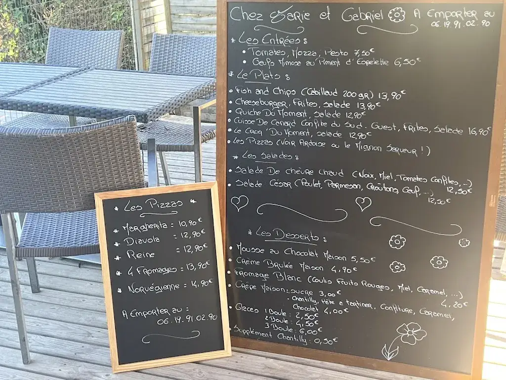 Menu_Chez Marie & Gab - Bar - Restaurant_Ascain_image_3