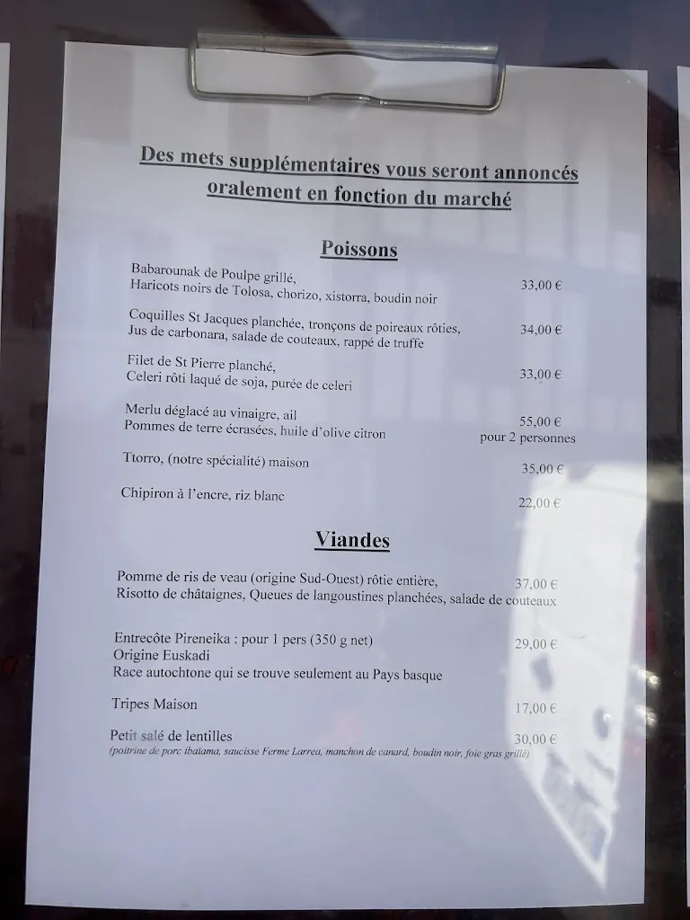 Menu_CHEZ MATTIN_Ciboure_image_3