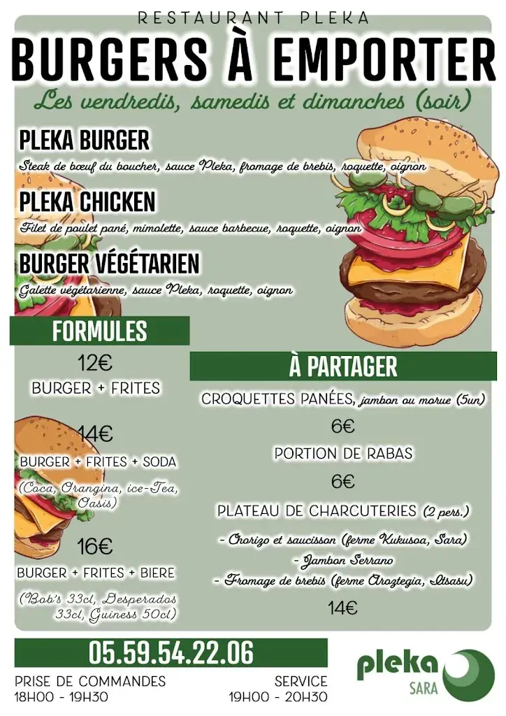 Menu_Pleka Trinquet Bar Restaurant_Sare_image_3