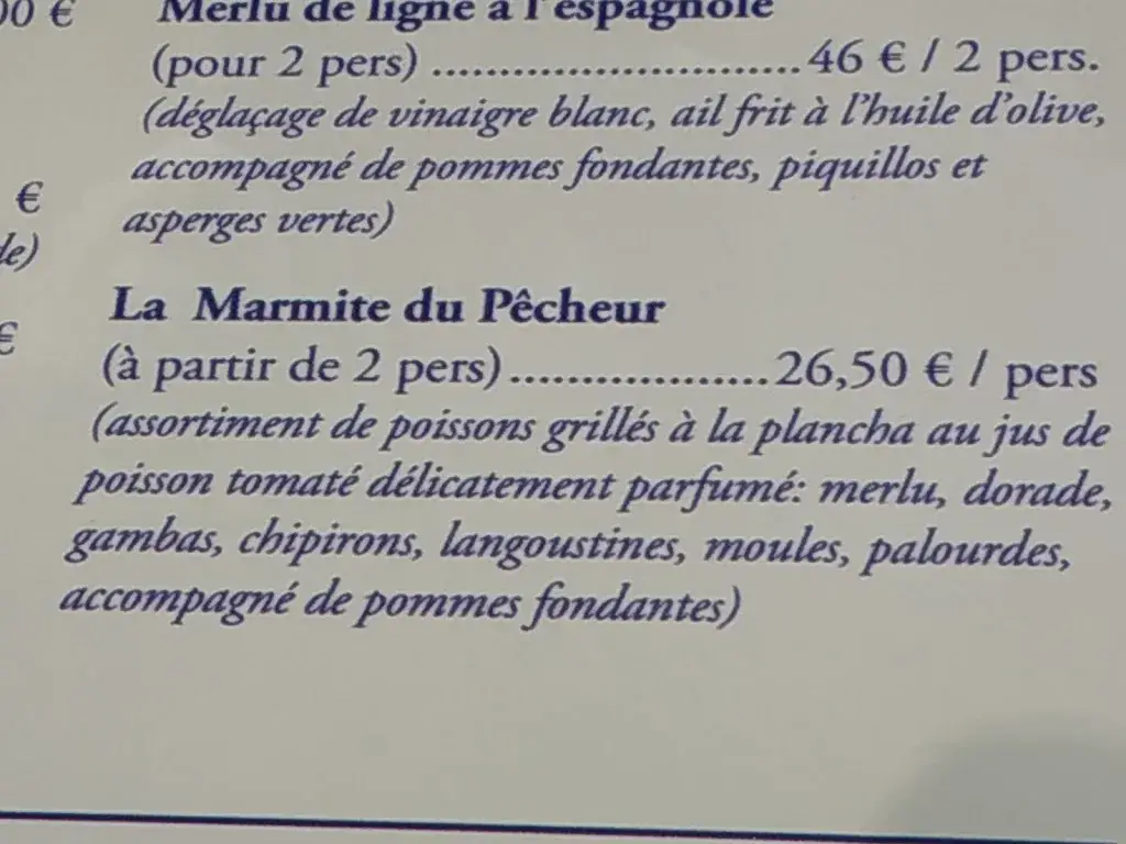 Menü_Pil Pil Enea_Saint-Jean-de-Luz_Bild_4