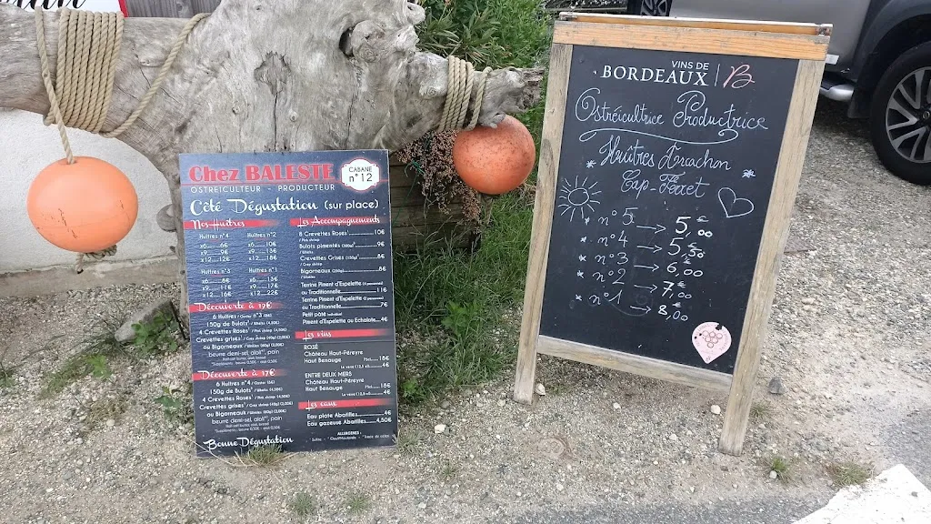 Menu_Chez Baleste - Cabane 12_Audenge_image_3