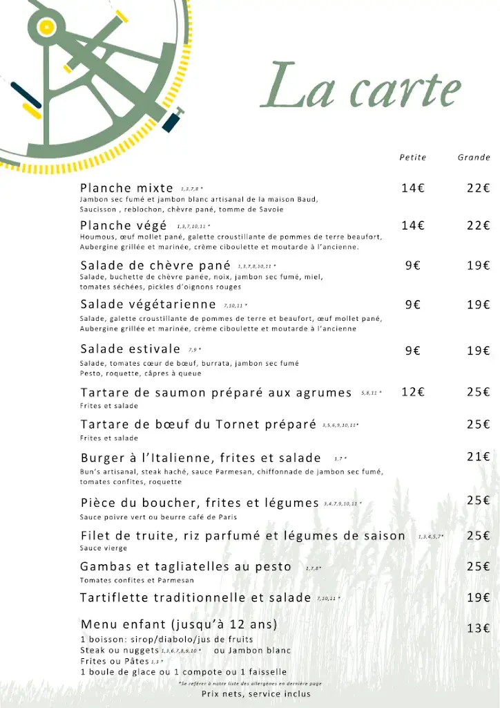Menu_Chalet du Tornet_Balme-de-Sillingy_image_1