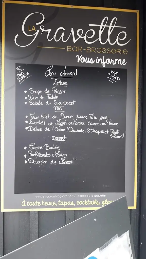 Menu_La Gravette_Audenge_image_2