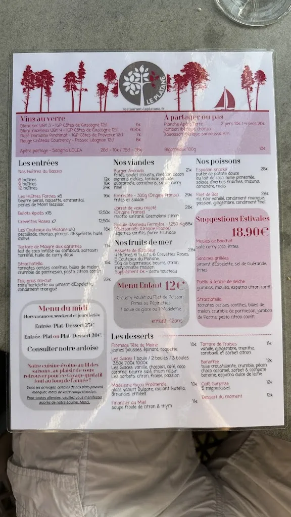 Restaurant Le Platane_Lanton_menu_image_1