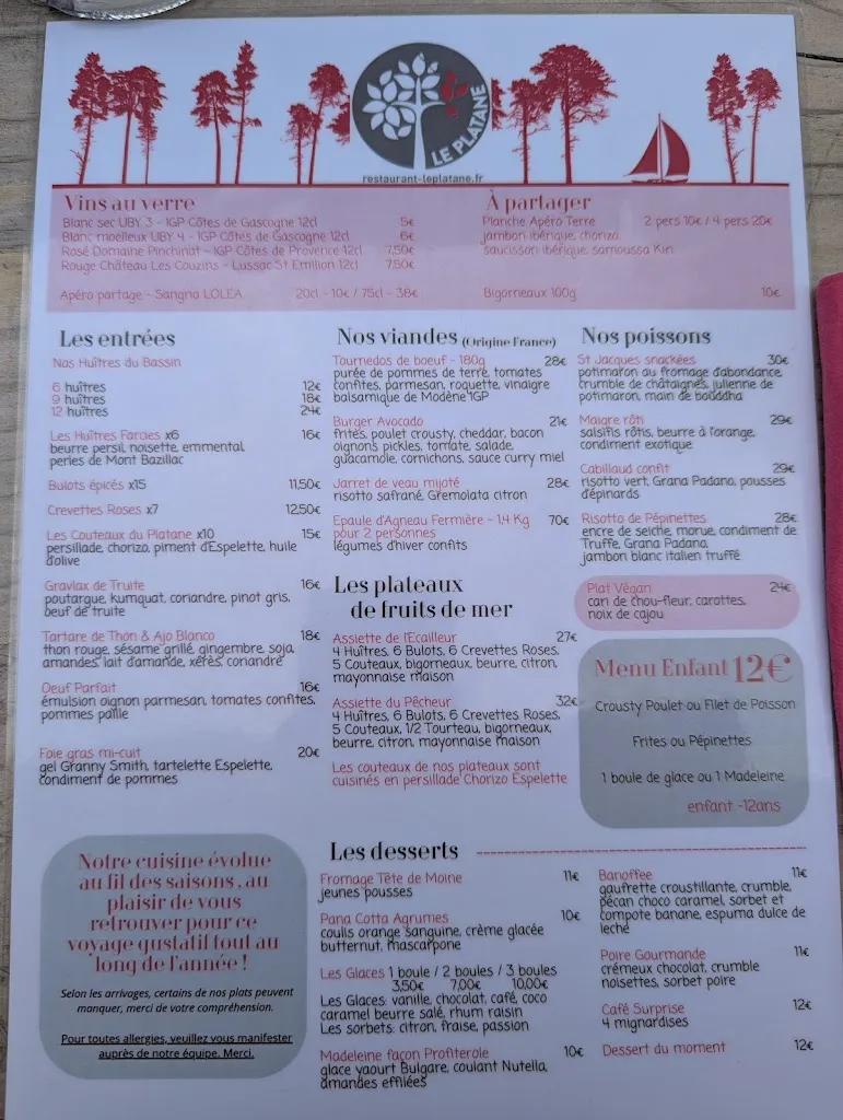 Menu_Restaurant Le Platane_Lanton_image_2