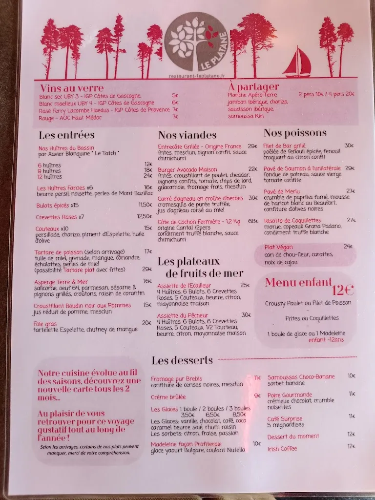 Menu_Restaurant Le Platane_Lanton_image_3