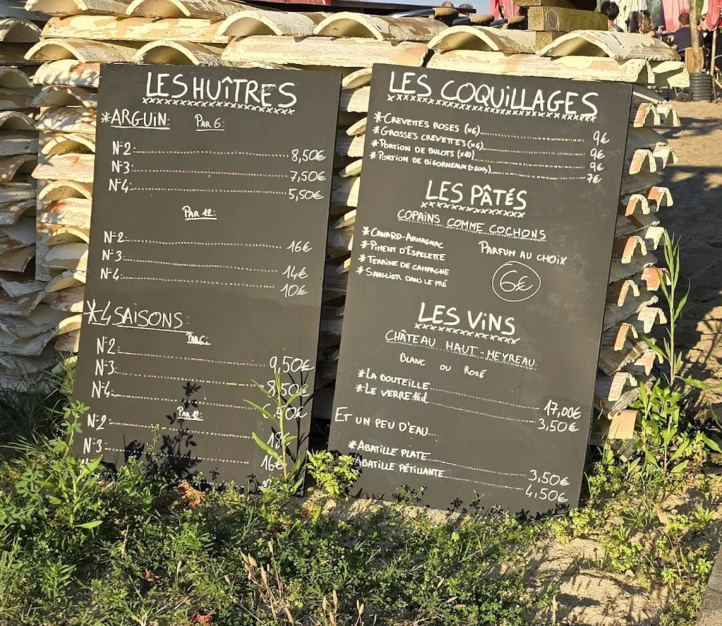 Menu_La Cabane des JAUD_Gujan-Mestras_image_2