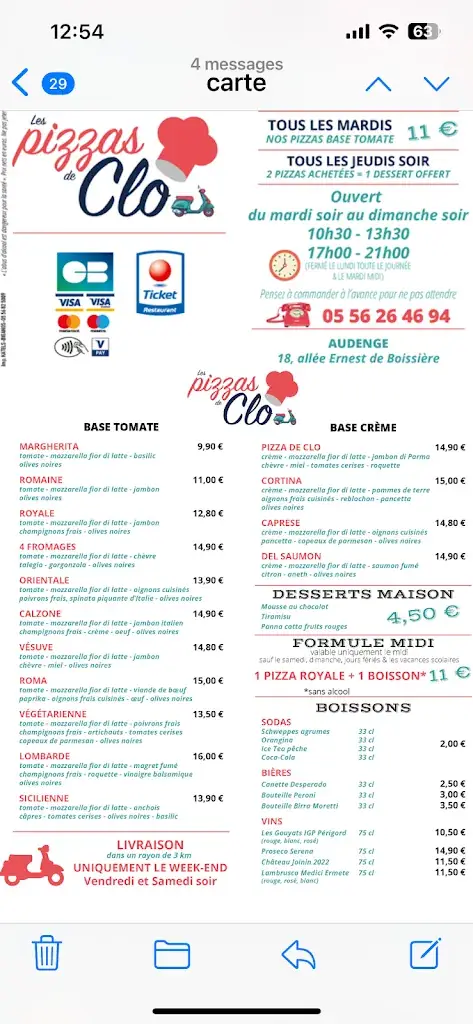 Menu_Les pizzas de clo_Audenge_image_4