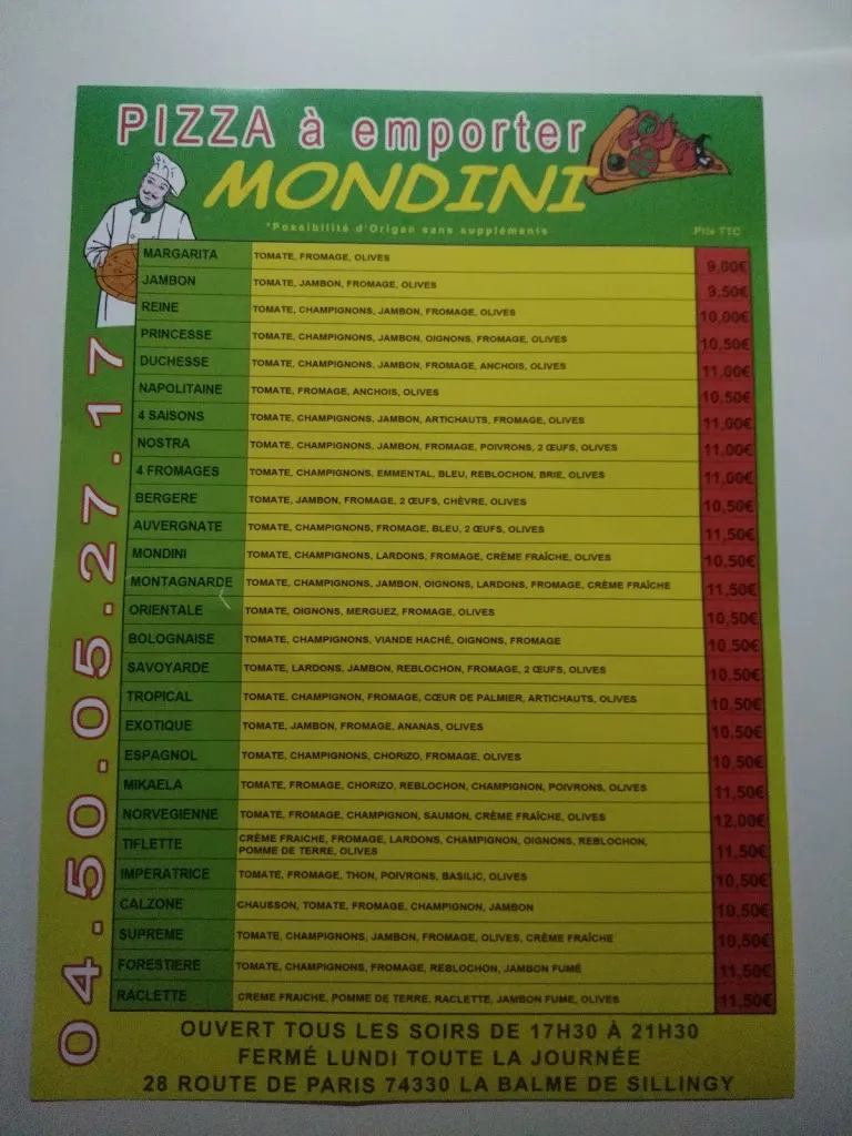 Menu_Pizzeria Mondini_Balme-de-Sillingy_image_4