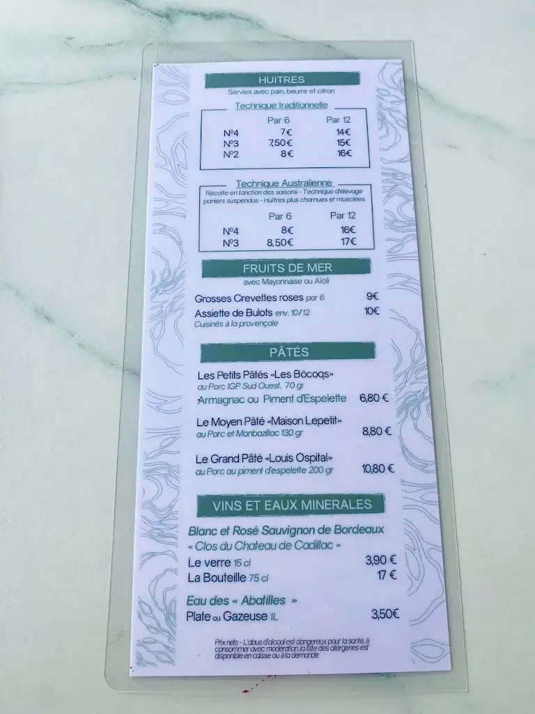 Menu_Le Shed Dégustation_Lanton_image_1