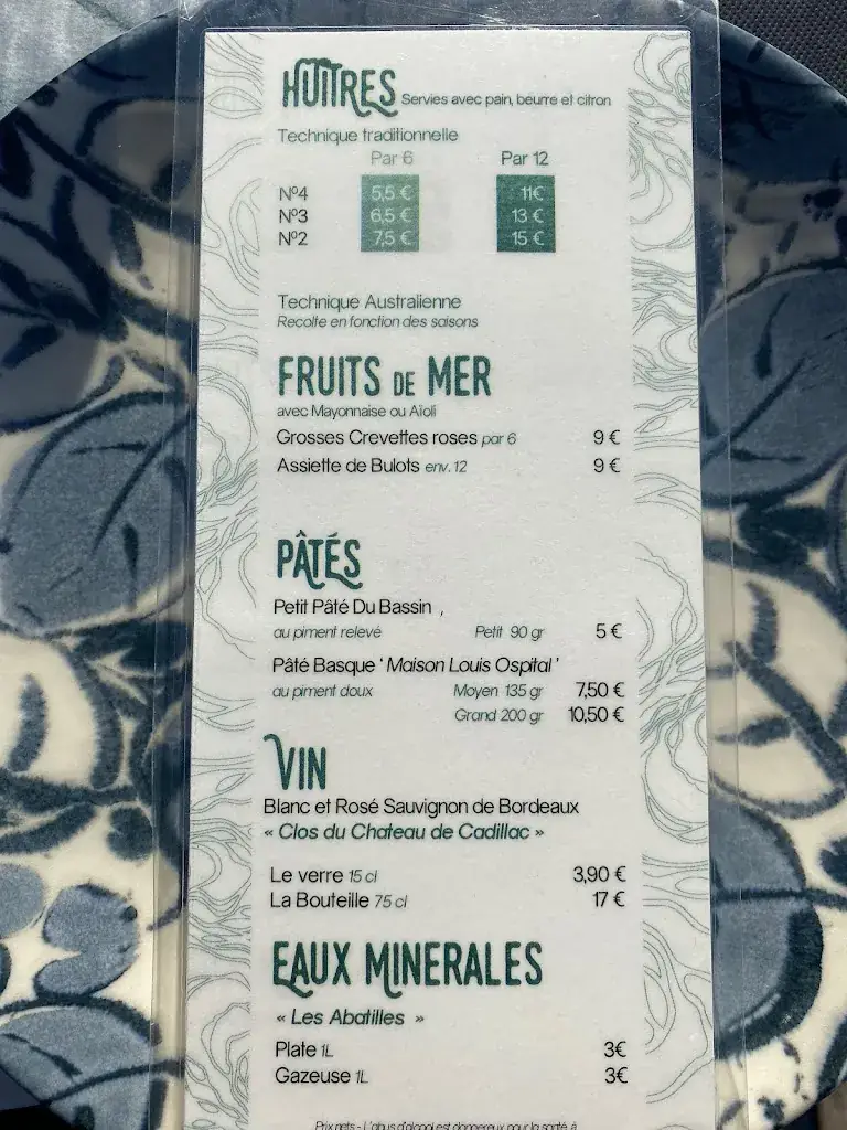 Menu_Le Shed Dégustation_Lanton_image_3