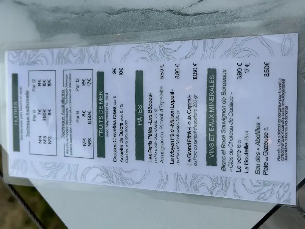 Menu_Le Shed Dégustation_Lanton_image_4