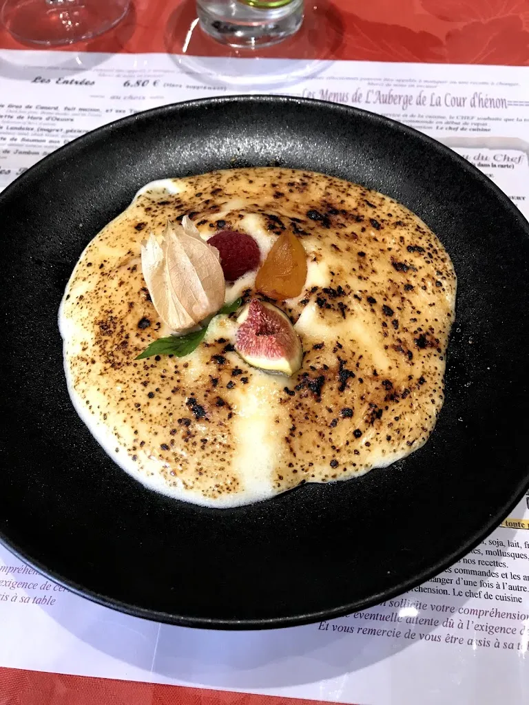 Menu_Auberge de la Cour d'Henon_Cissé_image_8