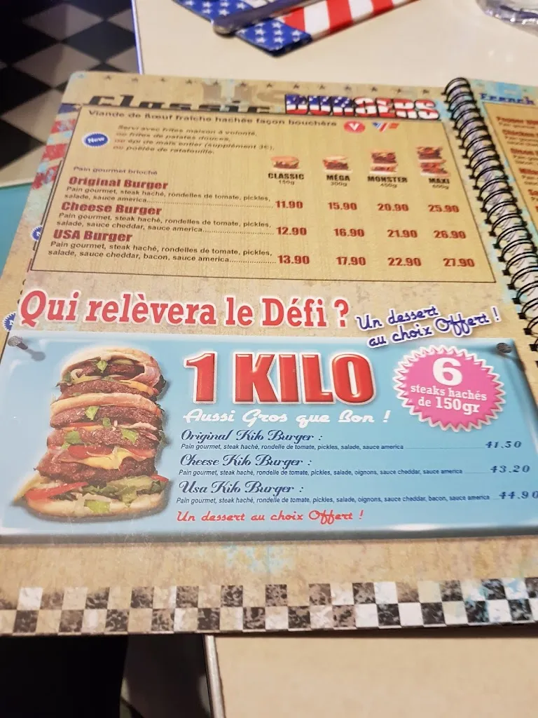 Menü_American diner_Sillingy_Bild_2