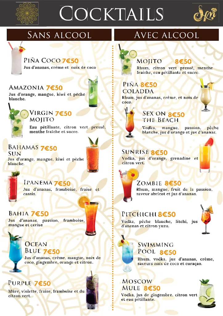 Menu_Honey Moon_Aulnay-sous-Bois_image_3