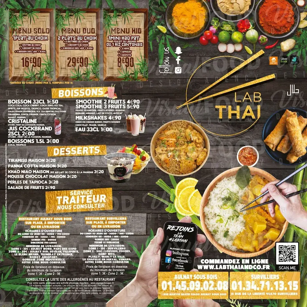 Menu_Lab thai_Aulnay-sous-Bois_imagen_1