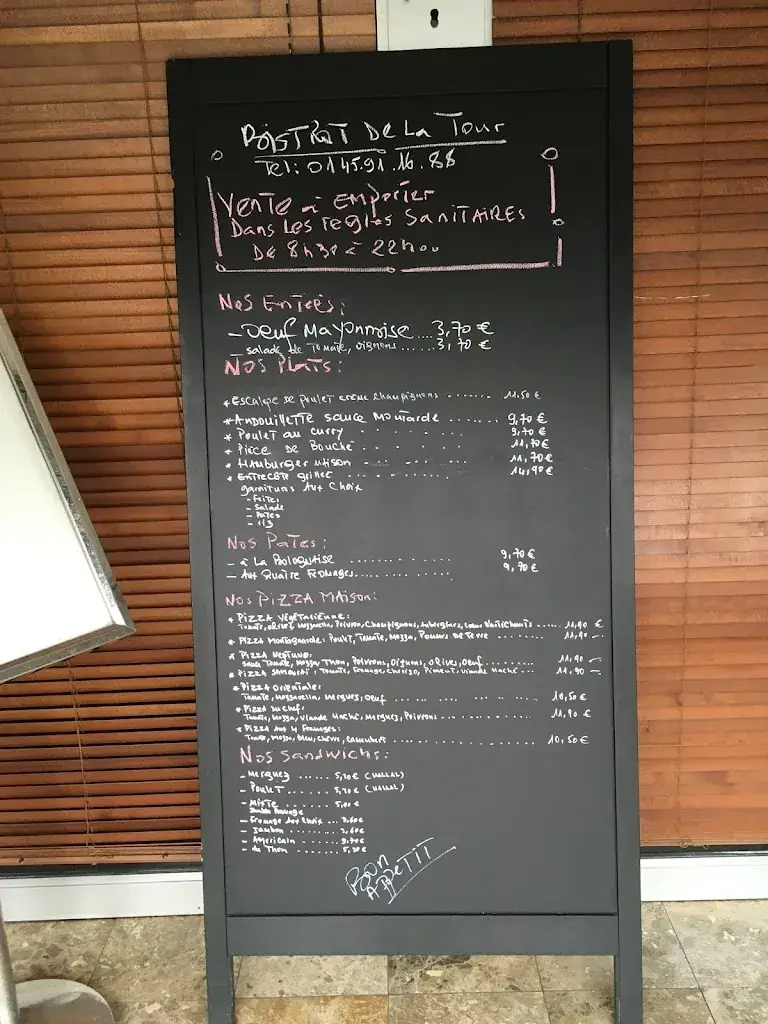 Menu_Bistrot de la Tour_Aulnay-sous-Bois_image_2