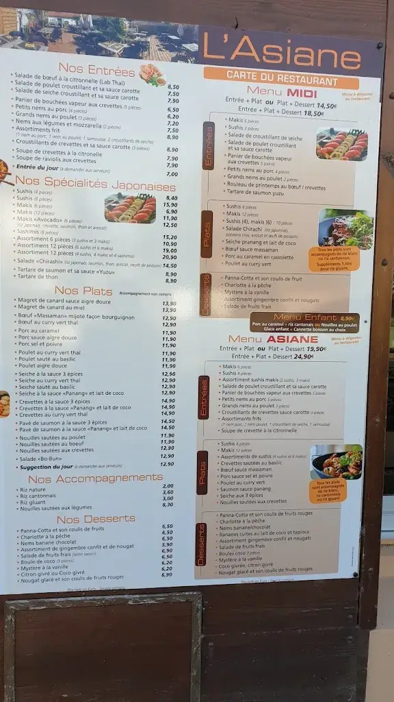 Menü_L'Asiane Aytré_Aytré_Bild_2