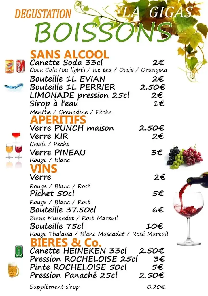 Menu_La Gigas_Aytré_image_1