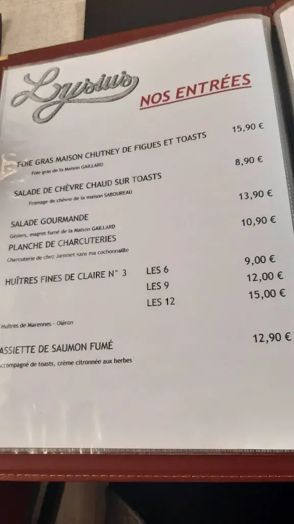 Menu_Auberge du Cheval Blanc_Saint-Maixent-l'École_image_4