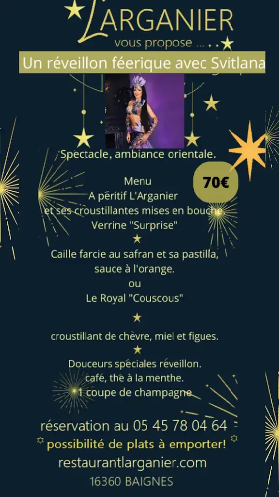 Menu_restaurant L'ARGANIER_Baignes-Sainte-Radegonde_image_2