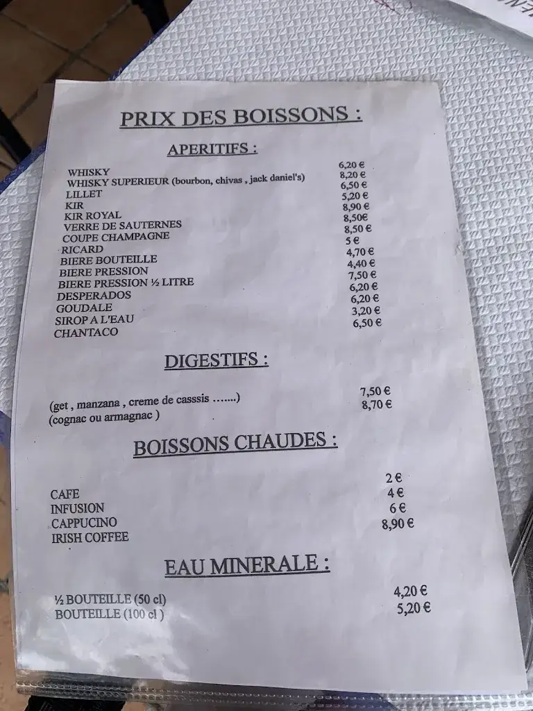 Menu_Restaurant les Charmilles_Brède_immagine_1
