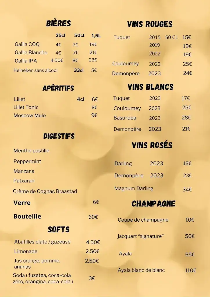 Menu_La guinguette du Tuquet_Beautiran_image_1