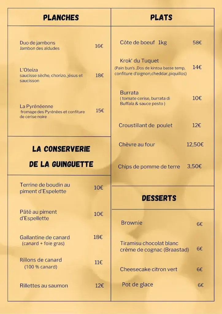 Menu_La guinguette du Tuquet_Beautiran_image_2