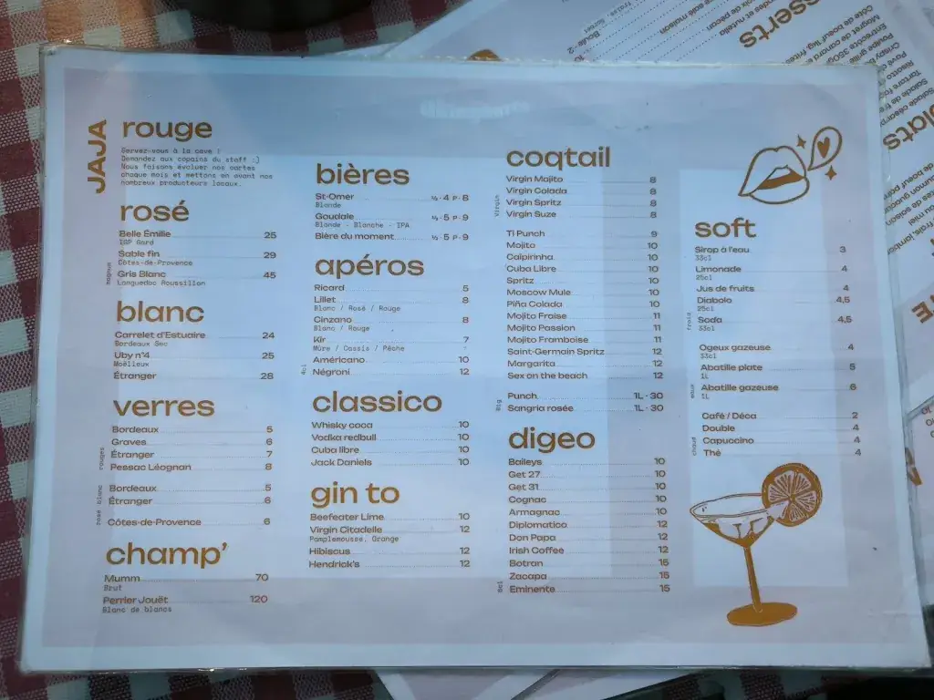 Menu_The Rooster Guinguette_Villenave-d'Ornon_image_3